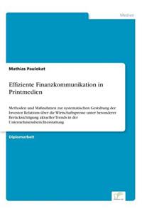 Effiziente Finanzkommunikation in Printmedien