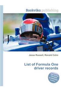 List of Formula One Driver Records