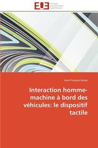 Interaction Homme-Machine À Bord Des Véhicules