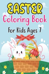 Easter Coloring Book For Kids Ages 7