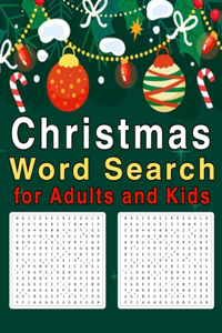 Christmas Word Search for Adults and Kids