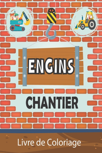 Livre de Coloriage Engins de Chantier