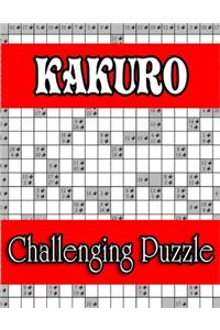 Kakuro Challenging Puzzle