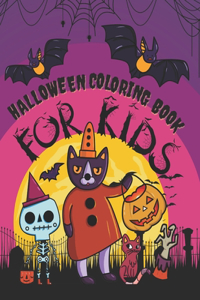 Halloween coloring book for kids