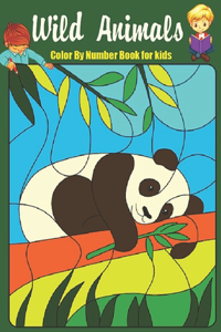 Wild Animals Color by Number Book for Kids