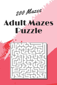 Adult Mazes Puzzle