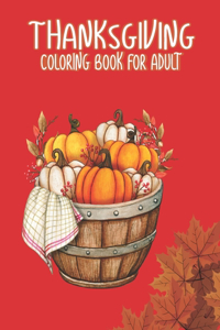 Thanksgiving Coloring Books for Adults
