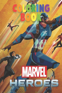 MARVEL Super Heroes coloring book
