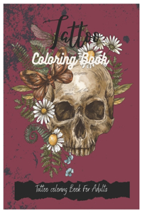 Adult Tattoo Coloring Book