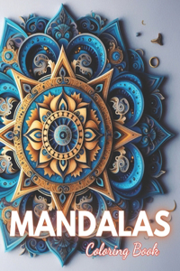Flower Mandalas Coloring Book