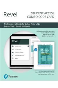 Revel for the Reid Guide for College Writers -- Combo Access Card