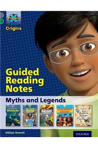 Project X Origins: Grey Book Band, Oxford Level 12: Myths and Legends: Guided reading notes