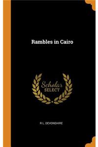 Rambles in Cairo