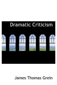 Dramatic Criticism