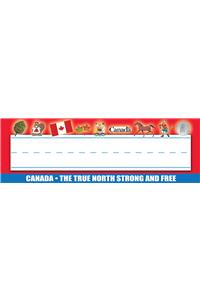 Canada Nameplates - Pack of 36