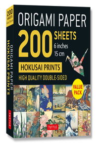 Origami Paper 200 Sheets Hokusai Prints 6 (15 CM)