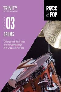 Trinity College London Rock & Pop 2018 Drums Grade 3 CD Only (Trinity Rock & Pop)