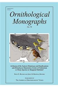 Avifauna of the Eastern Himalayas and Southeastern Sub-Himalayan Mountains
