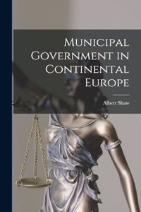 Municipal Government in Continental Europe