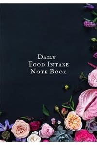 Daily Food Intake Notebook