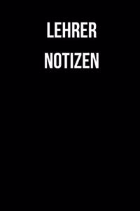 Lehrer Notizen