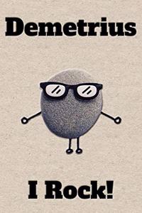 Affirmation Journal Demetrius I Rock!