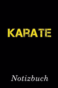 Karate Notizbuch