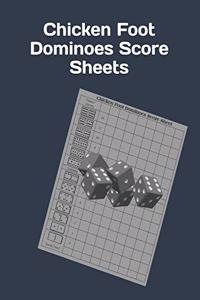Chicken Foot Dominoes Score Sheets