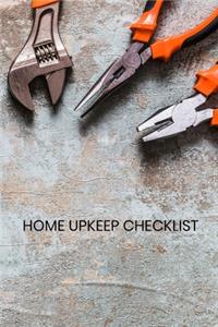 Home upkeep checklist