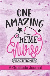 One Amazing HEME Nurse Practitioner - A Gratitude Journal