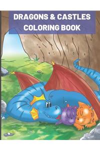 Dragons and Castles Coloring Book