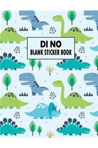Dino Blank Sticker Book