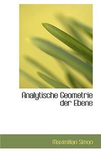 Analytische Geometrie Der Ebene