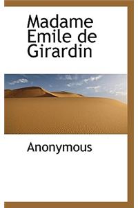 Madame Emile de Girardin