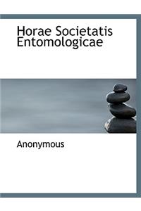 Horae Societatis Entomologicae