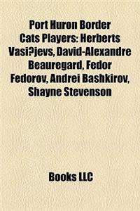 Port Huron Border Cats Players