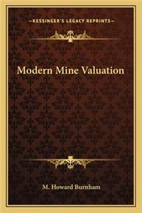 Modern Mine Valuation