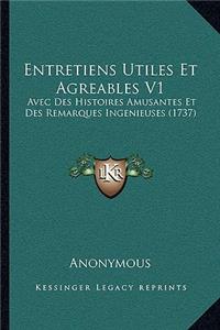 Entretiens Utiles Et Agreables V1