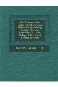 Die Tumoren Des Hintern Beckenraums