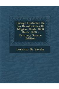 Ensayo Historico de Las Revoluciones de Megico