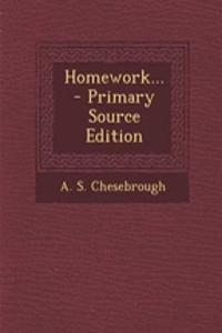 Homework...