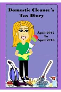 Domestic Cleaner's Diary April 2017- April 2018