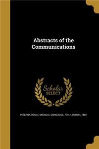 Abstracts of the Communications
