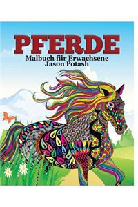 Pferde Malbuch fur Erwachsene