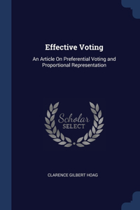 Effective Voting