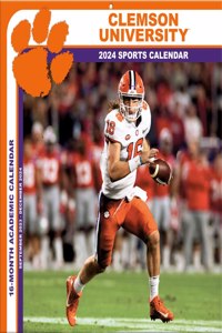 Clemson Tigers 2024 12x12 Team Wall Calendar