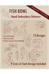 Fish Bowl Hand Embroidery Patterns