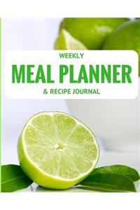 Weekly Meal Planner and Recipe Journal