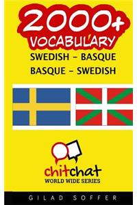 2000+ Swedish - Basque Basque - Swedish Vocabulary