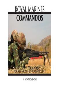 Royal Marines Commandos Pocket Monthly Planner 2017